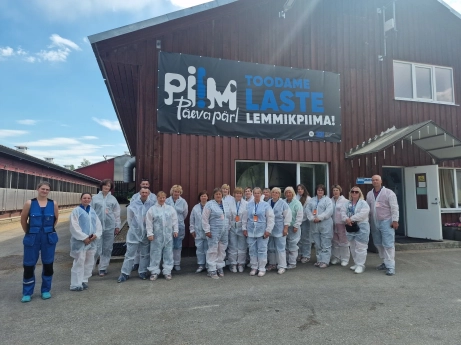 Latvian farmers visited Estonian modern farms
